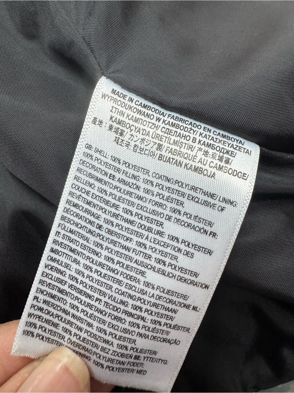 VANS Black Unisex Puffer Winter Coat Jacket S - Picture 5 of 5